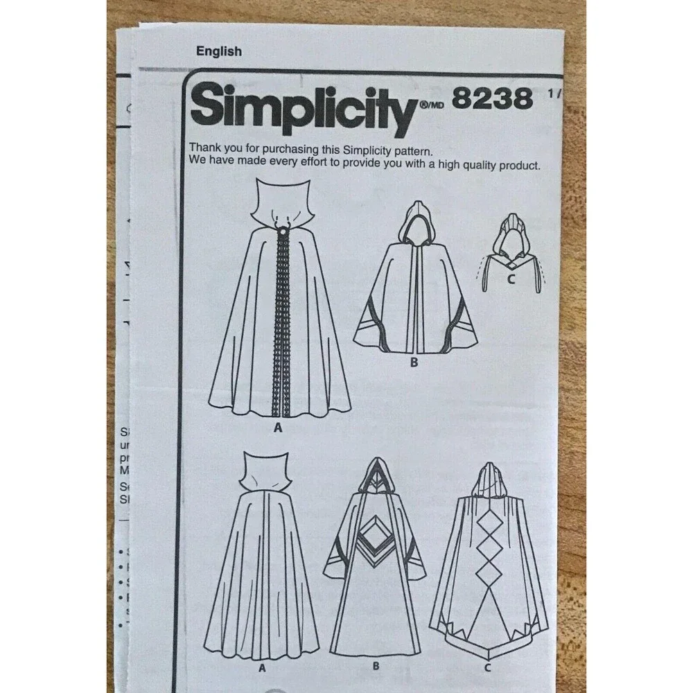 Simplicity #8238 mens